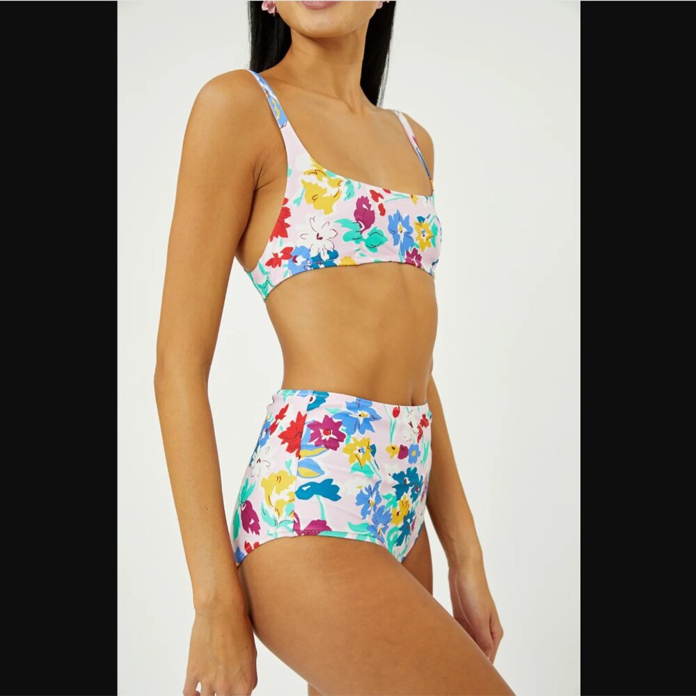 ARAKS "Floral Ballet" Mallory Bikini Bottoms and Quinn Top (both siz…